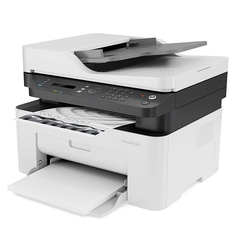 HP Láser MFP137FNW multifuncional monocromática | Imprime | Escanea | Copia | Wi-Fi | USB