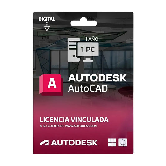 Licencia Digital AutoCad Edu |  Duración 1 año